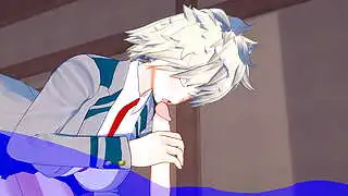 My Hero Academia - Mitsuki Bakugou Seks Bölüm 1 - Japon Asya Manga Anime Oyun Pornosu