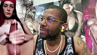 Transgender-Punk-Girl spuckt auf ihren Mädchenschwanz und kommt, POV Trans Babe kommt in asiatischen Hals, Enger Teenager-Mädchenschwanz, Transgender-Teenager kommt freihändig, KI-generiert